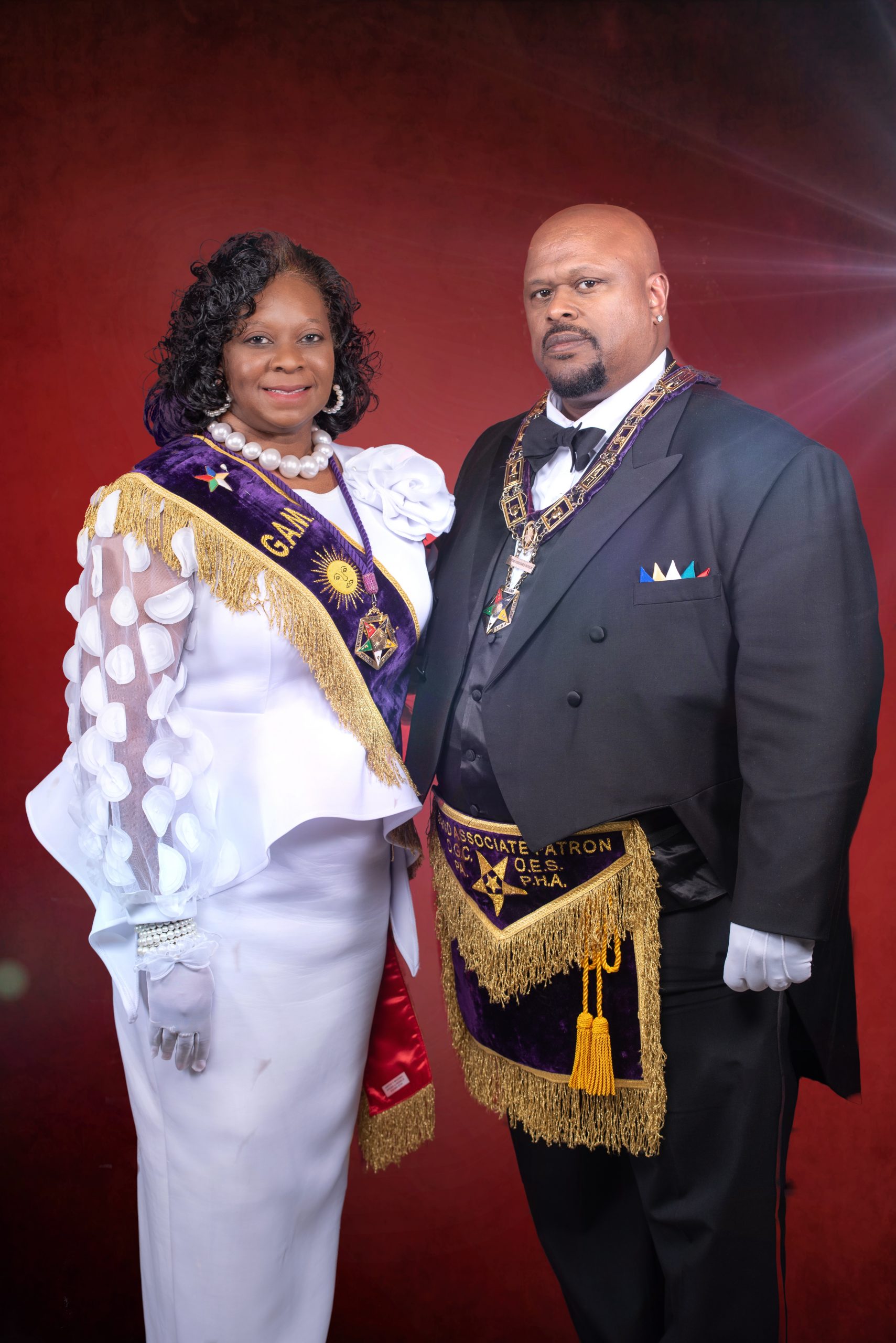 Grand Associate Matron and Grand Associate Patron - Deborah Grand Chapter